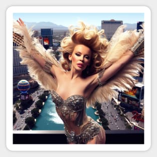 Kylie Minogue Vegas High Showgirl Sticker